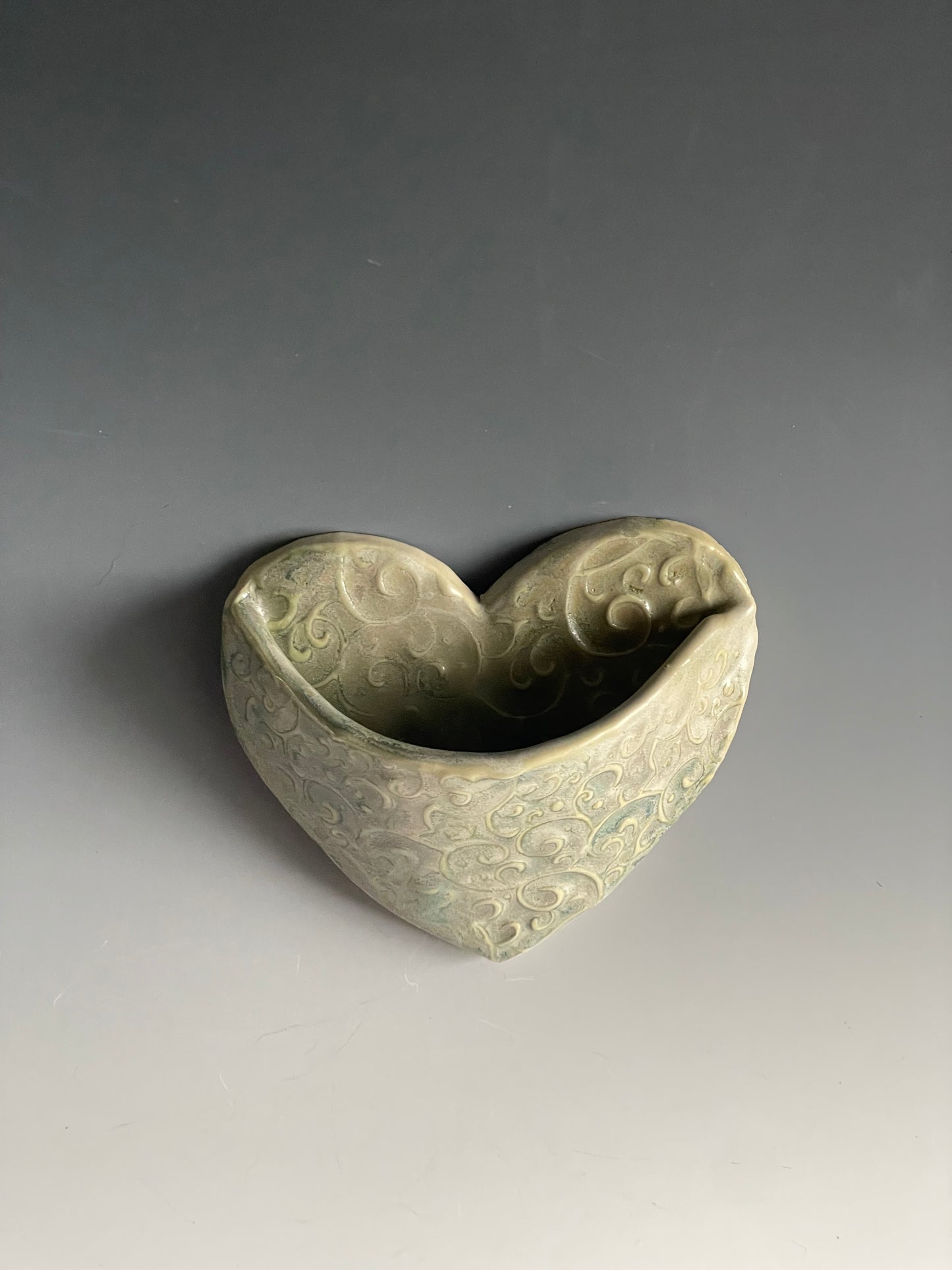 Heart Pocket Magnet: Large Seafoam Color