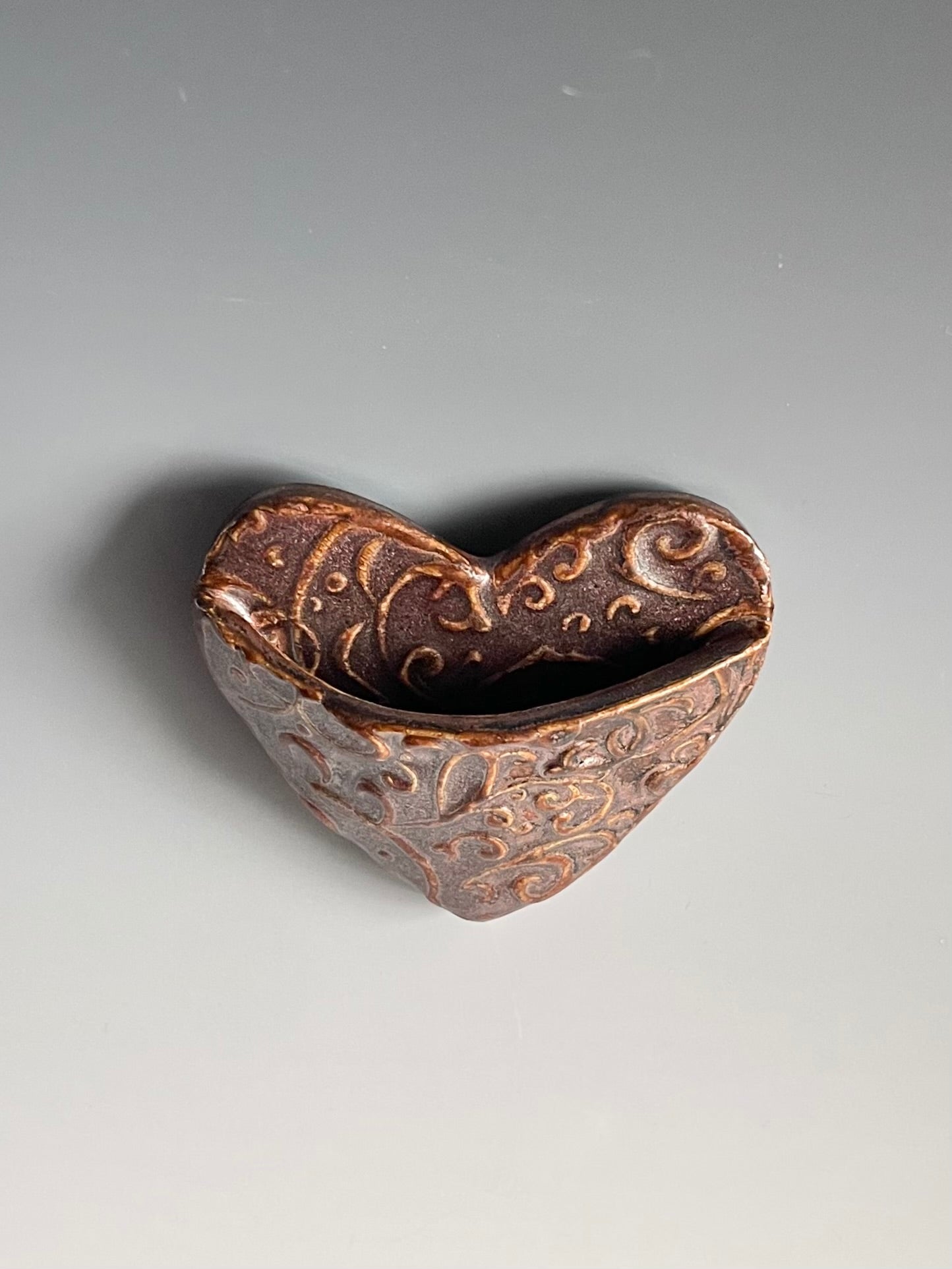 Heart Pocket Magnet: Small Copper Color