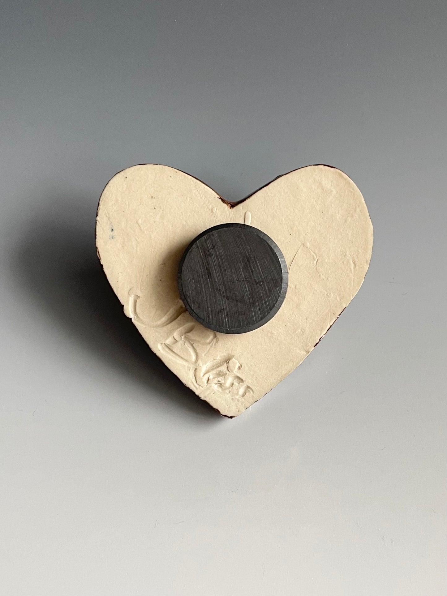Heart Pocket Magnet: Small Copper Color