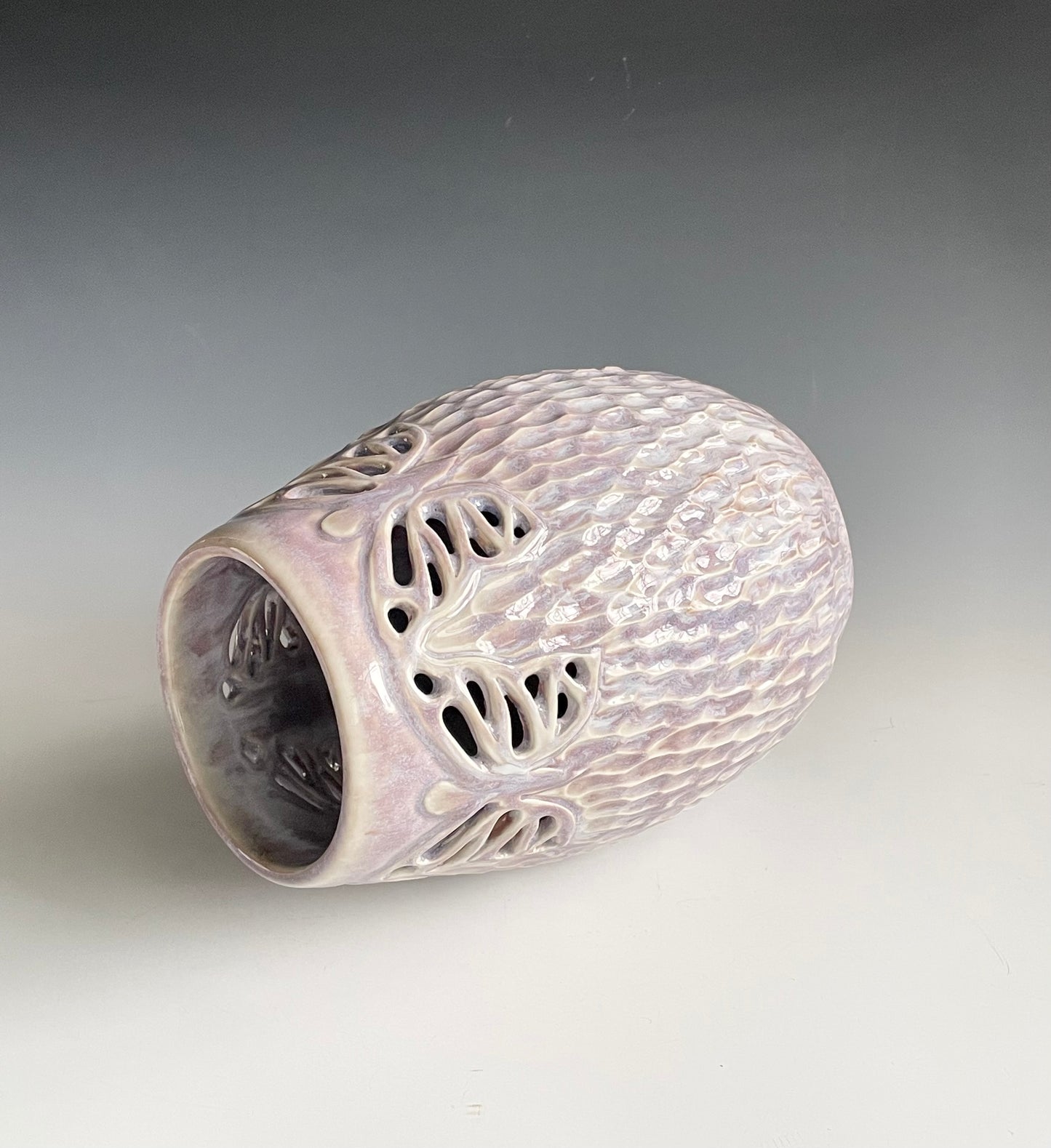 Butterfly Pierced Porcelain Vase