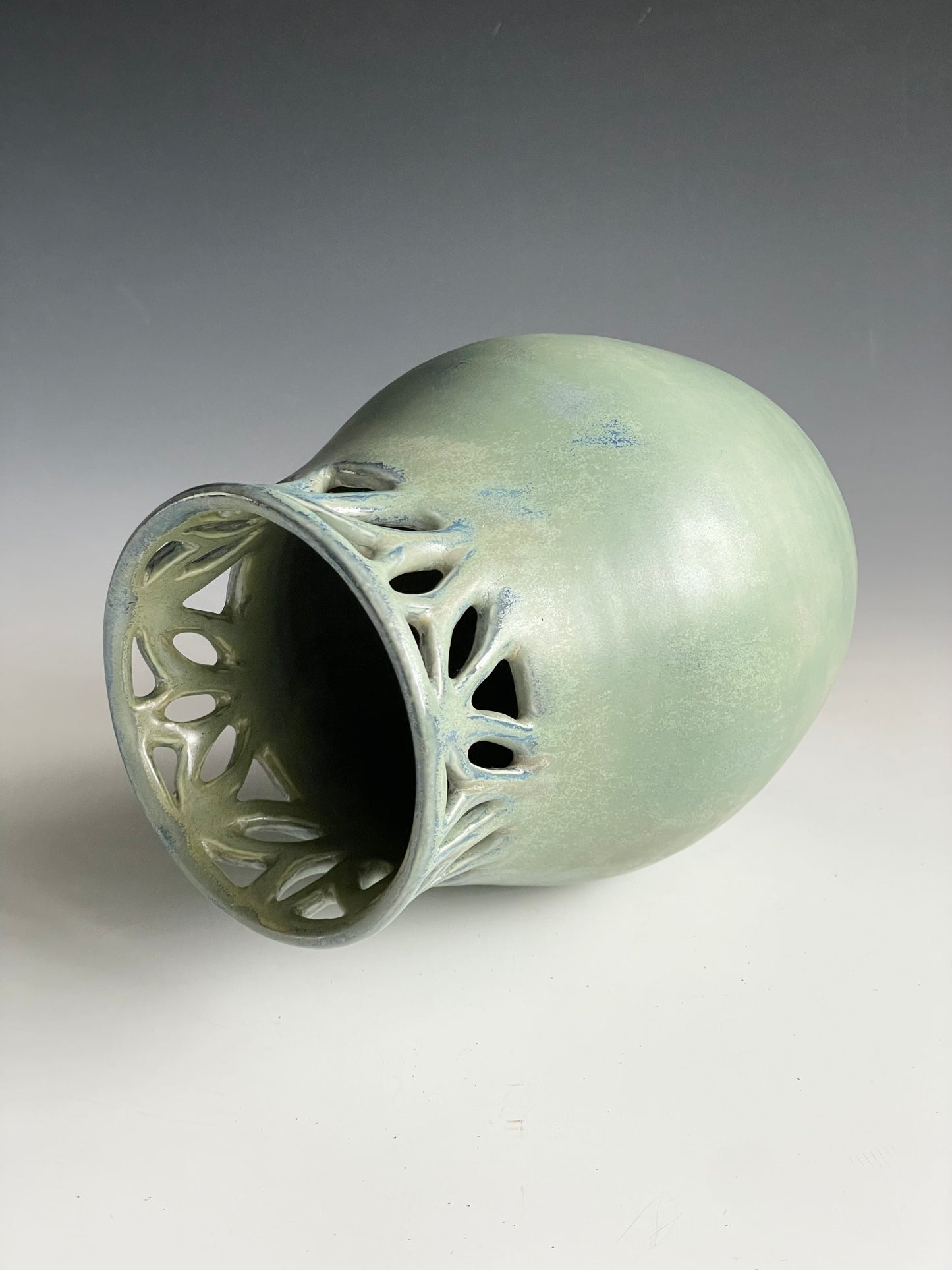 Porcelain Pierced Vase