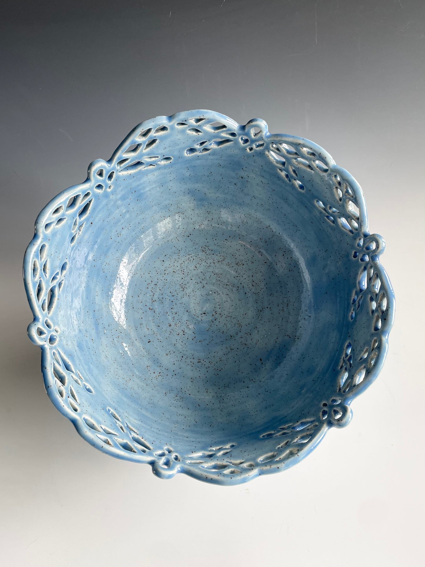 Dragonfly Pierced Serving Bowl