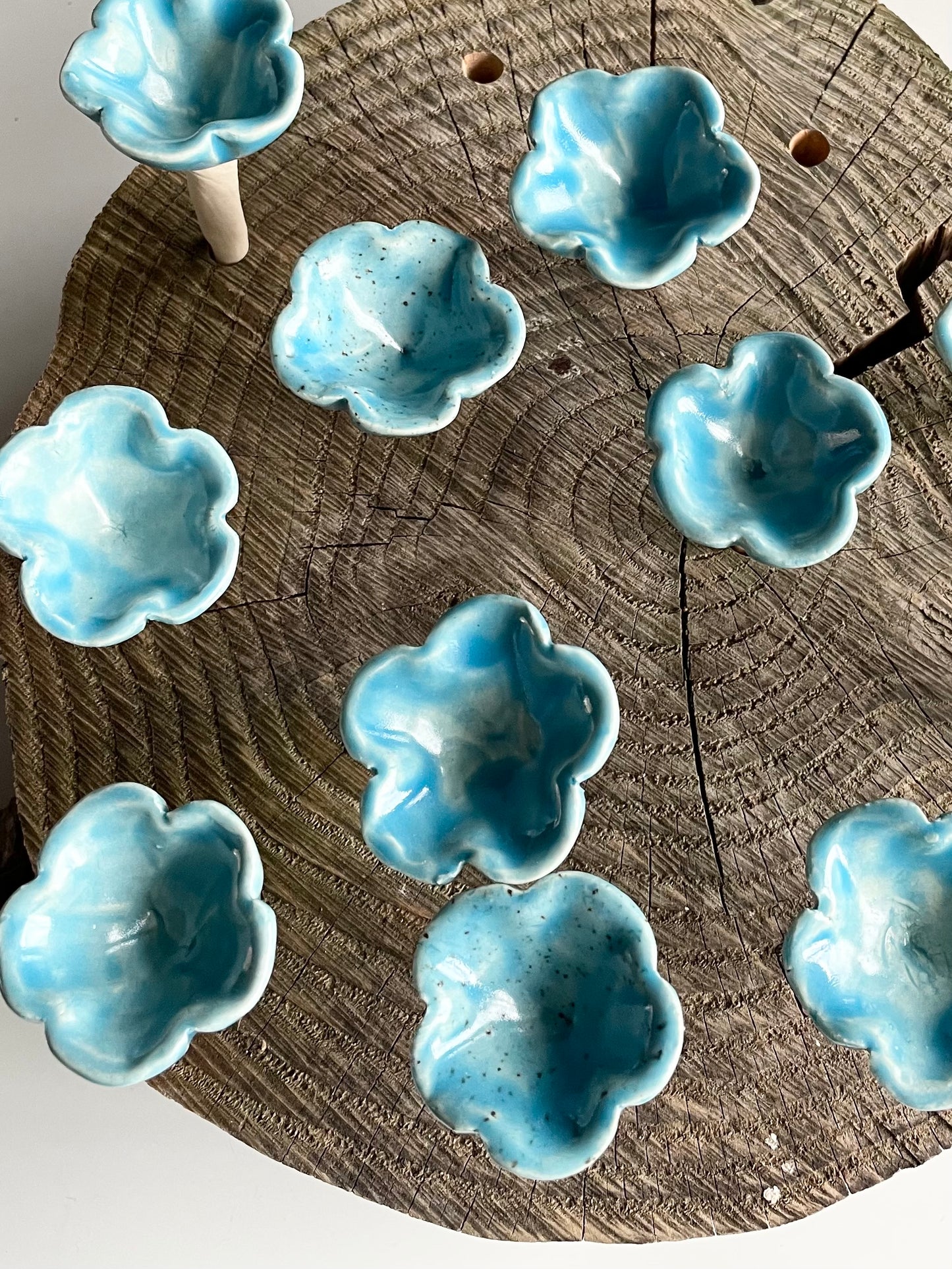 Spring Pollinator Cups-Aqua Blue