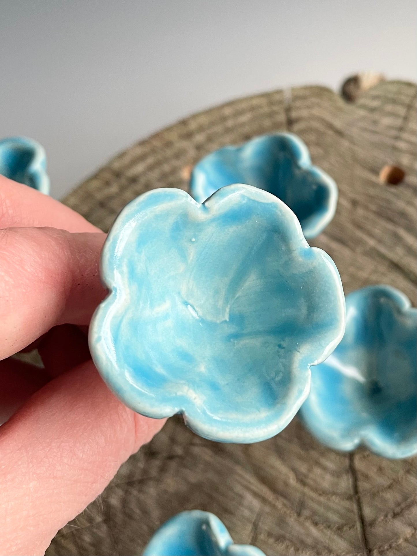 Spring Pollinator Cups-Aqua Blue
