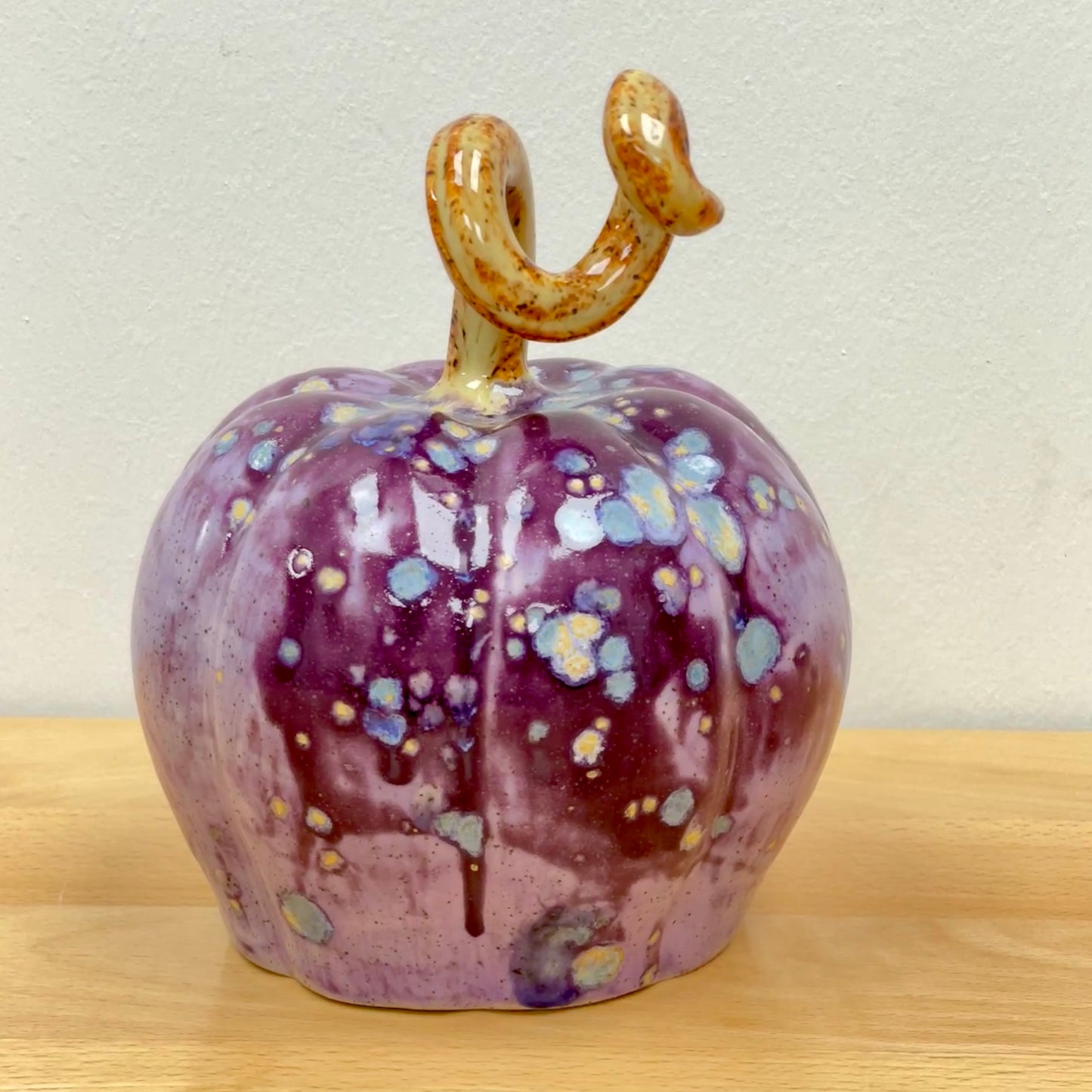 Purple Face Pumpkin Luminary