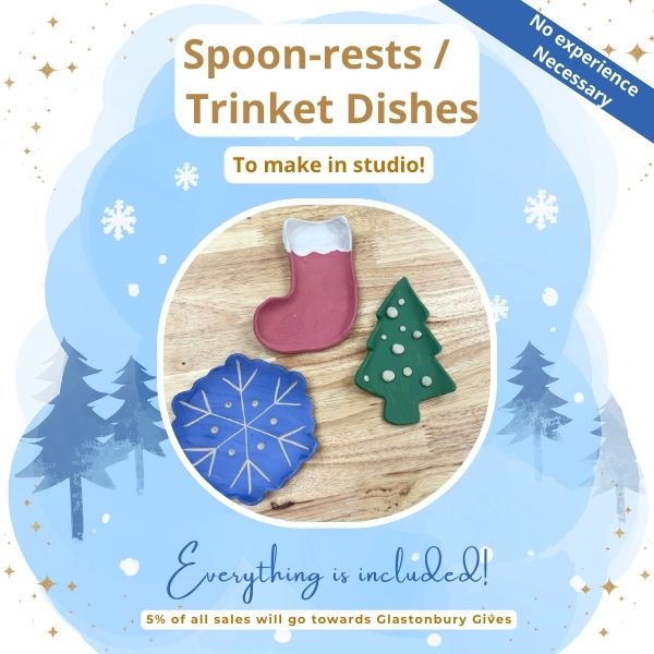 Winter Spoonrest/Trinket Dishes