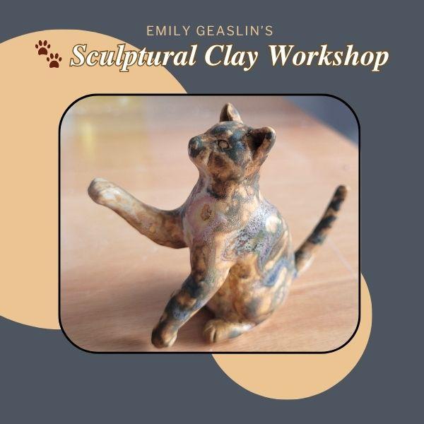 Sculptural Clay Workshop:  May 30th 10am-1pm