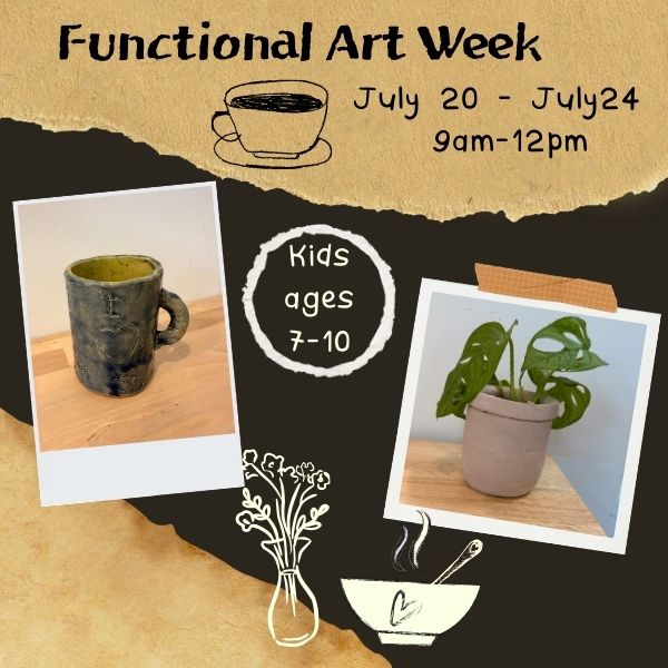 Kids Camp Week 3:  July 20-July 24th (9-12pm)