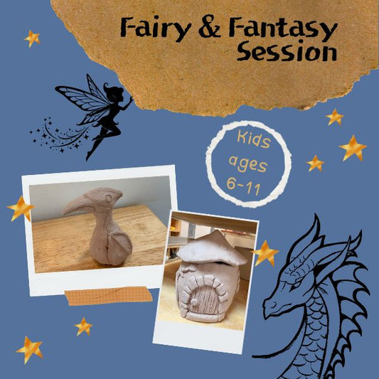 Fall Kids Class Session 3:  4 Week Handbuilding Class, Fairy & Fantasy: November 18th-December 16th