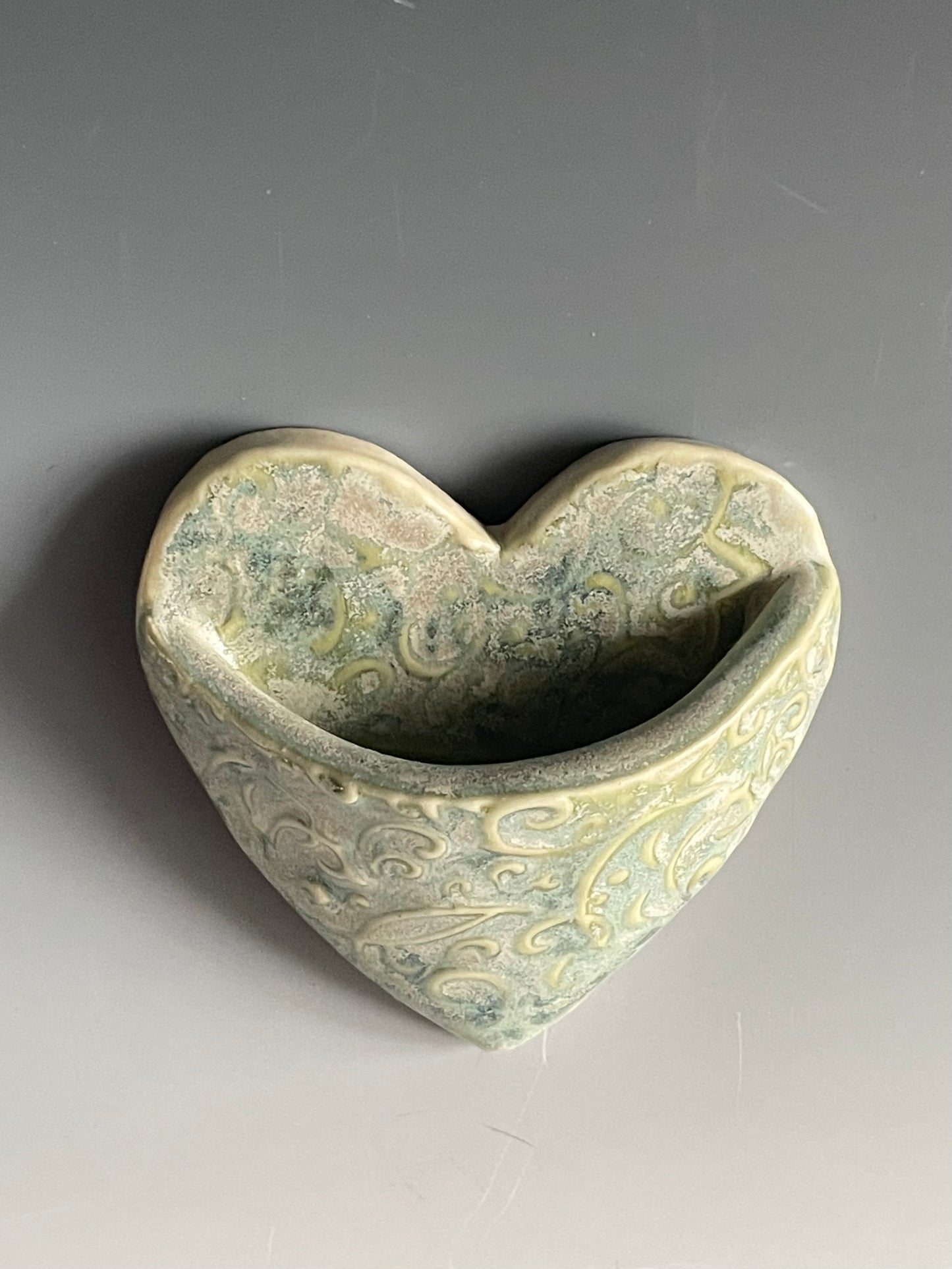 Heart Pocket Magnet: Medium Seafoam Color