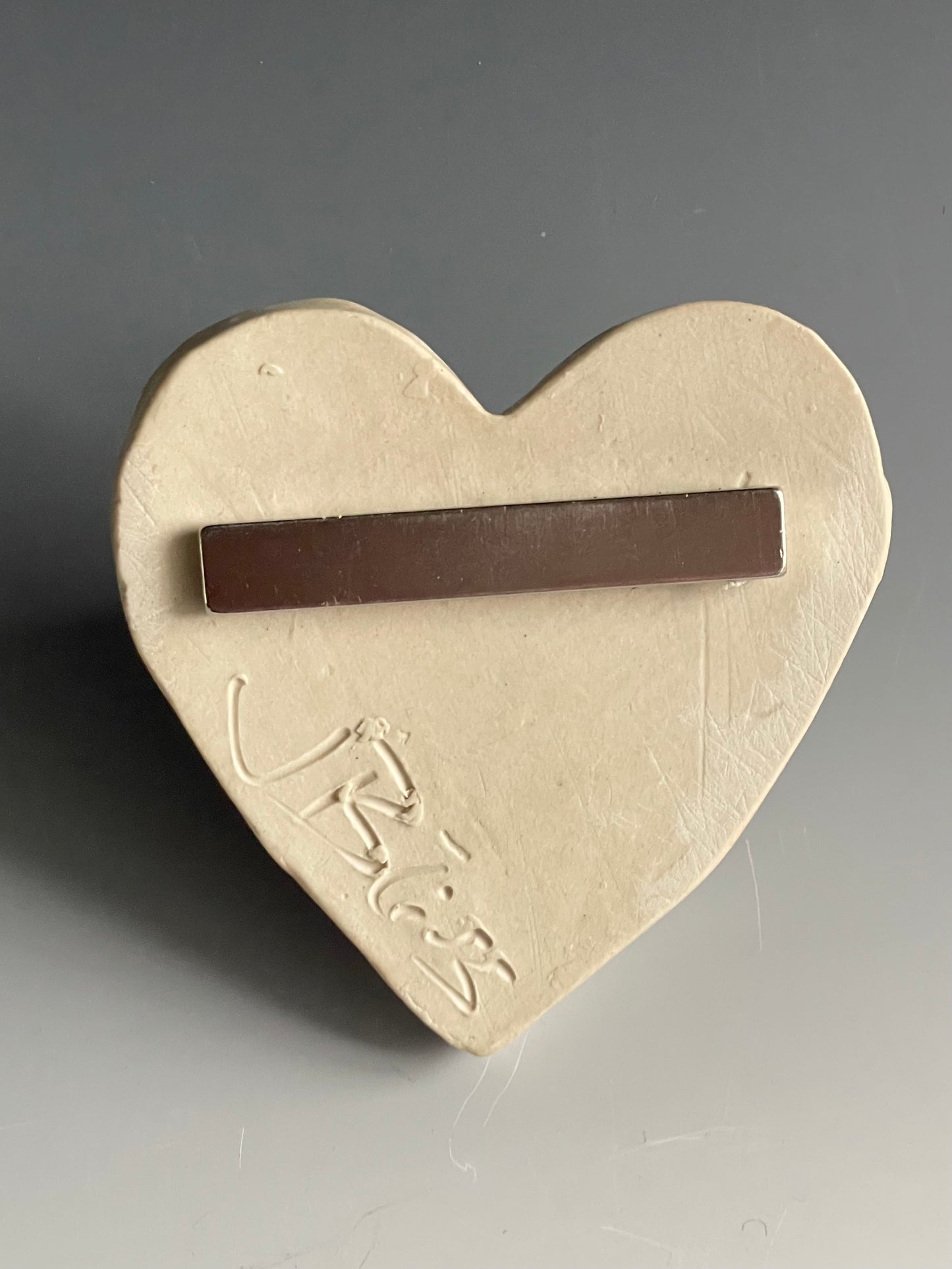 Heart Pocket Magnet: Medium Seafoam Color