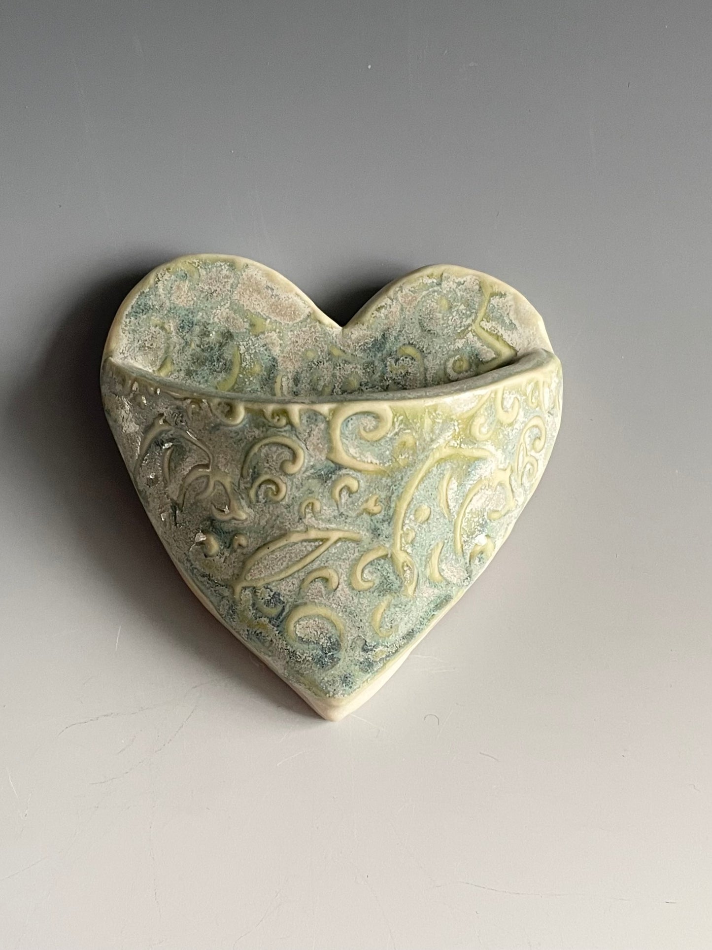 Heart Pocket Magnet: Medium Seafoam Color