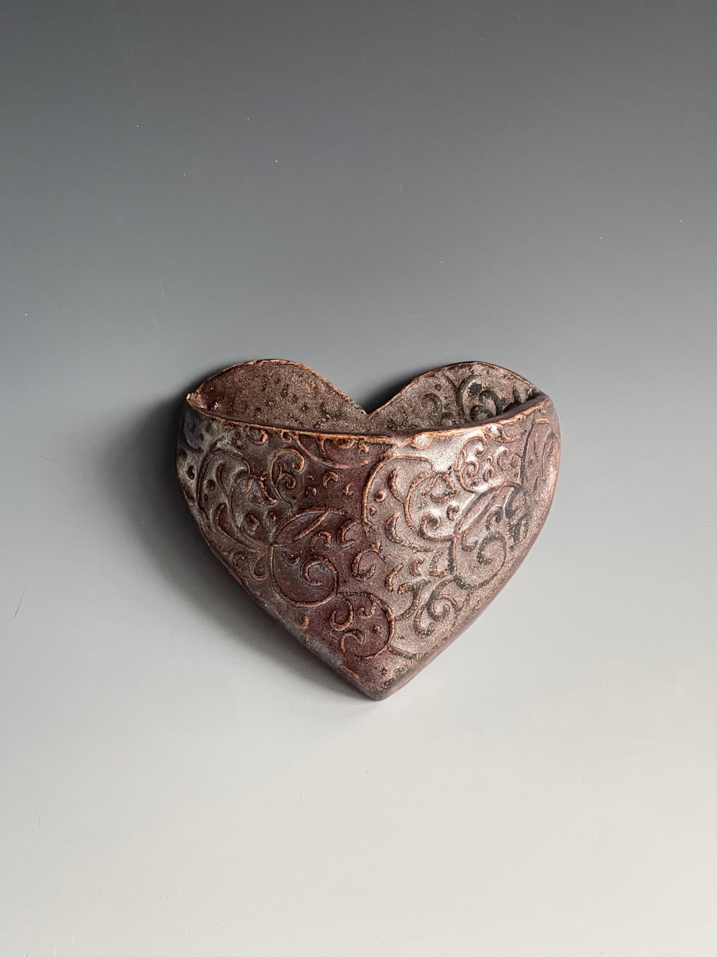 Heart Pocket Magnet: Large Copper Color