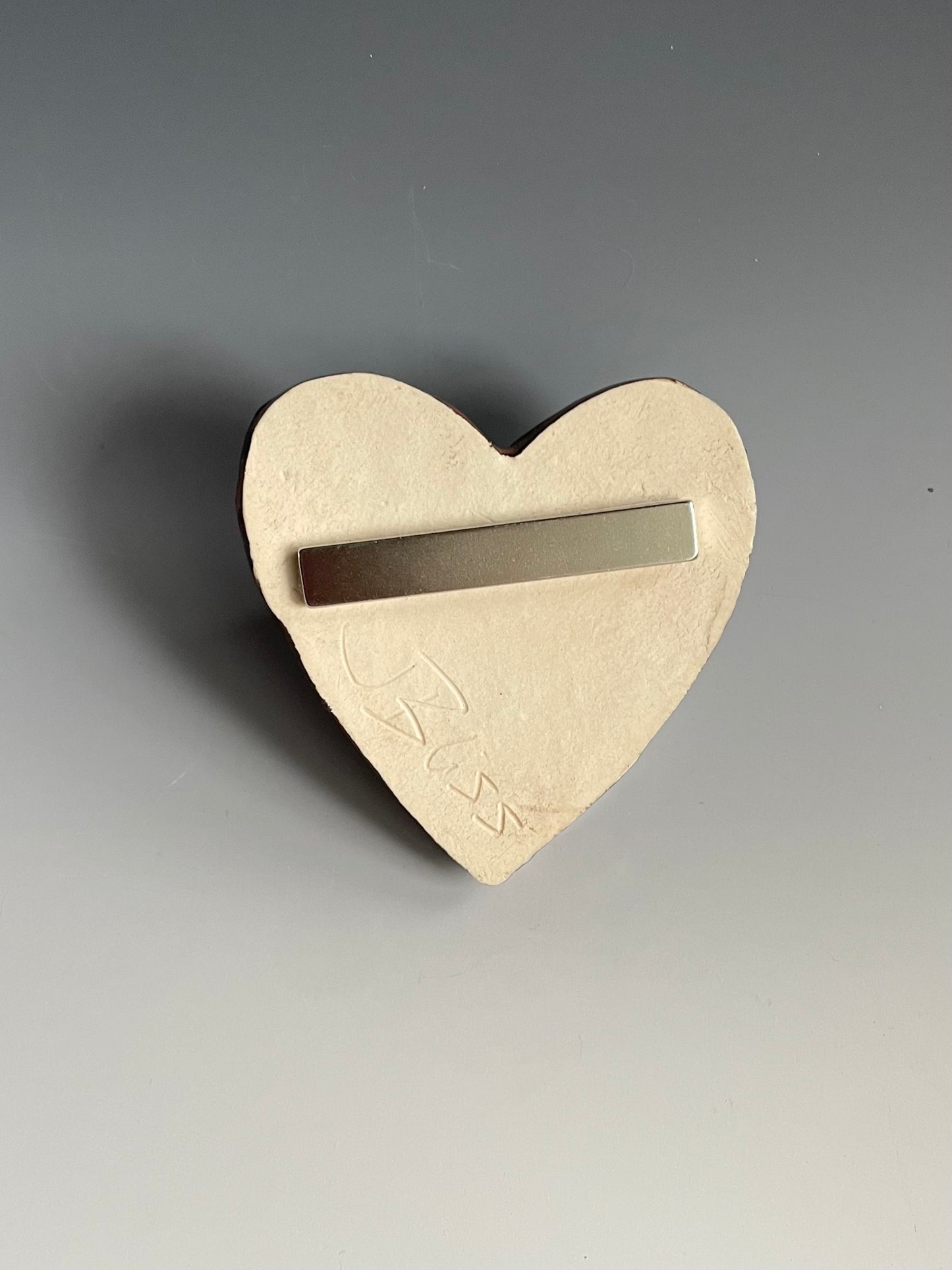 Heart Pocket Magnet: Medium Copper Color
