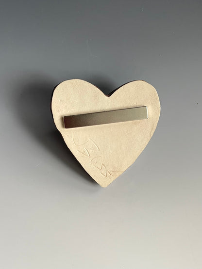 Heart Pocket Magnet: Medium Copper Color