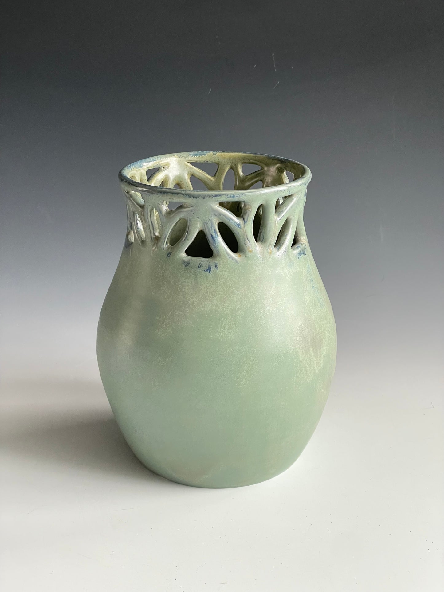 Porcelain Pierced Vase