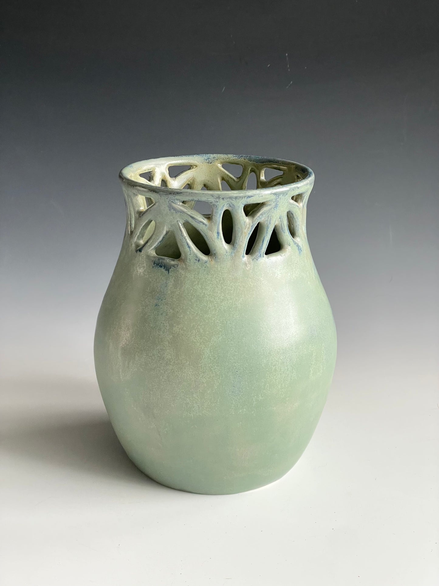 Porcelain Pierced Vase