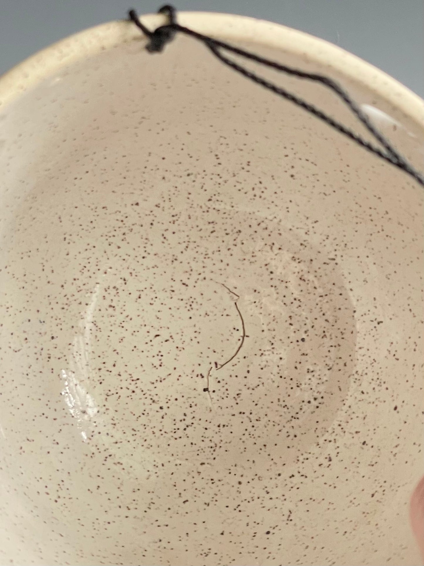 Pierced White Hanging Planter