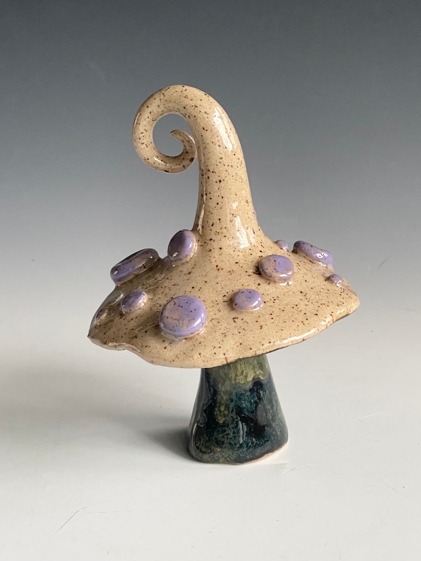 Cream & Purple Mushroom