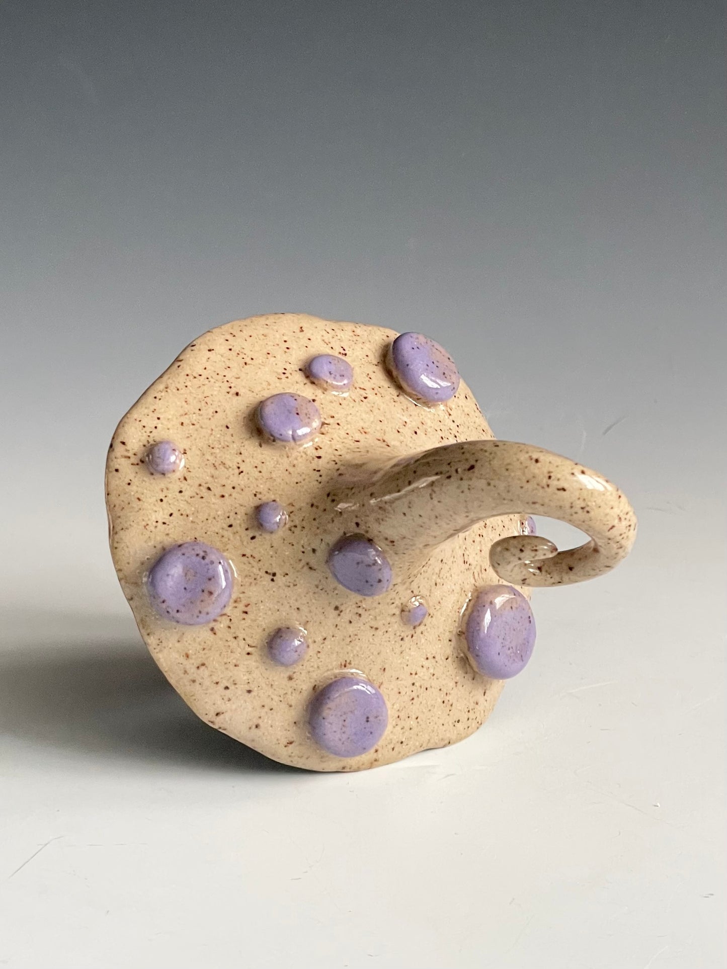 Cream & Purple Mushroom