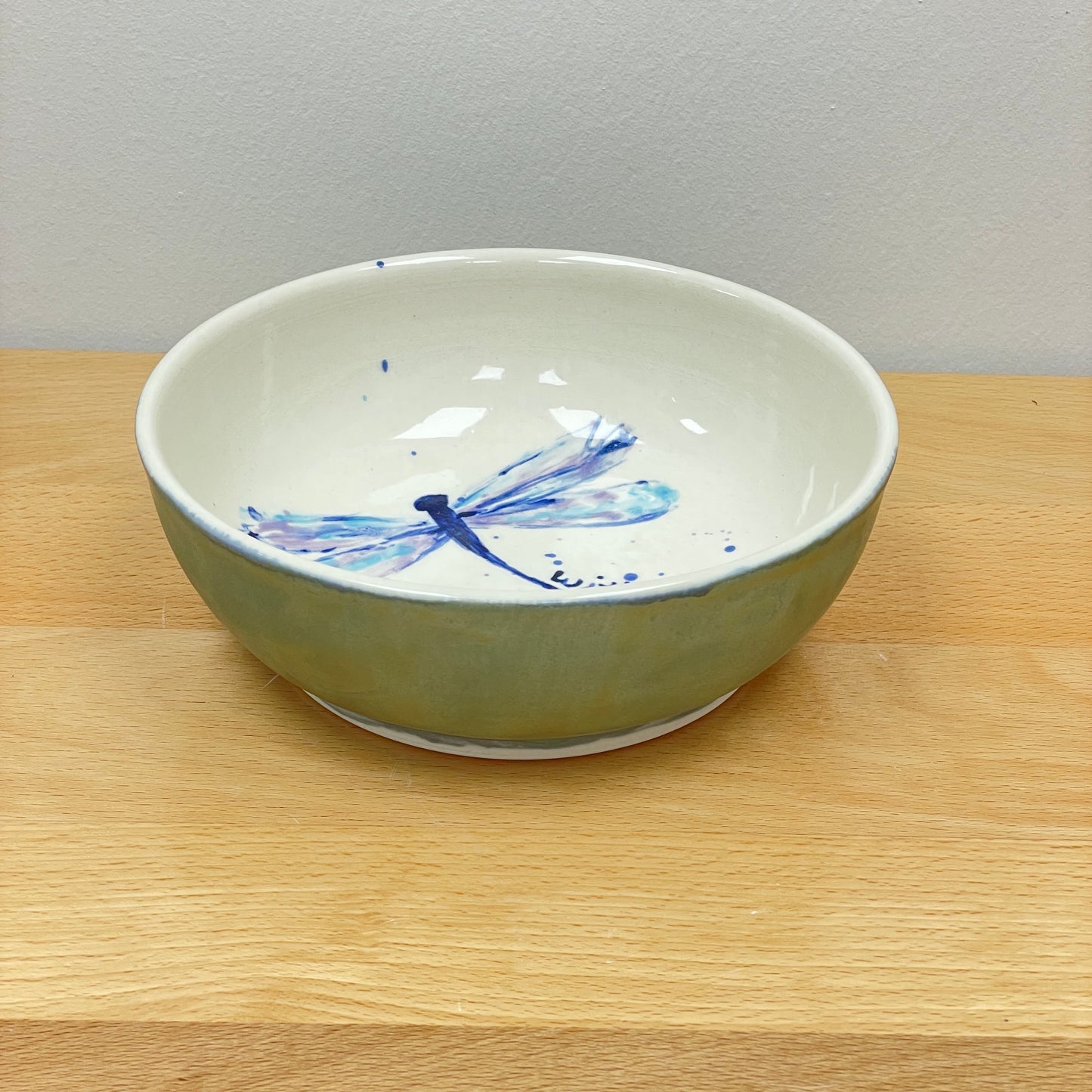 Dragonfly Quote Porcelain Cereal Bowl-Brave