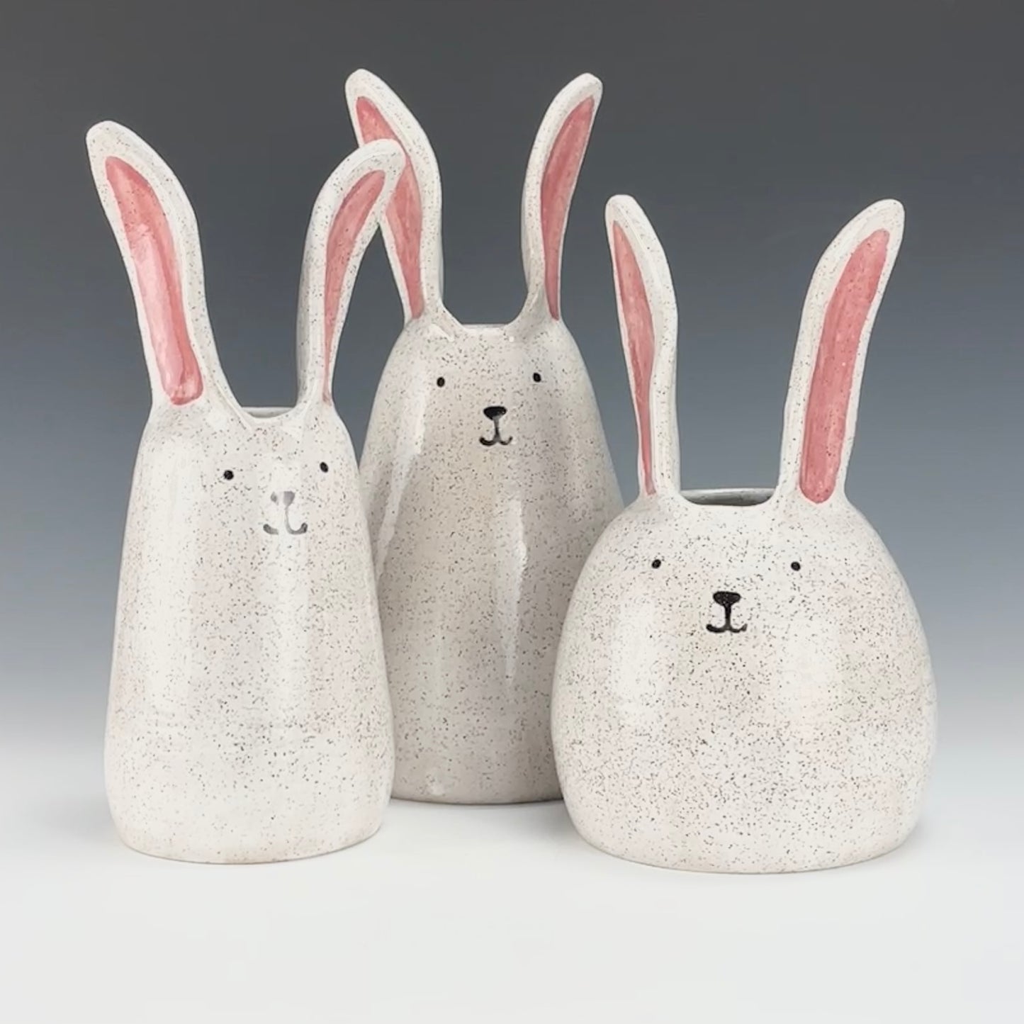 Happy Bunny Vase, Tall
