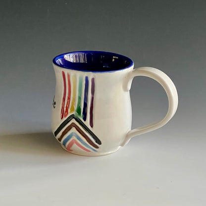 16 oz. Porcelain Rainbow Mug-Always Choose to Be You