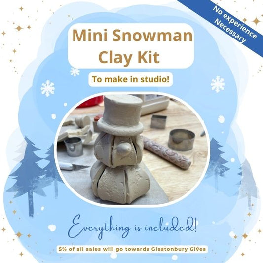 Mini Snowman Clay Kit
