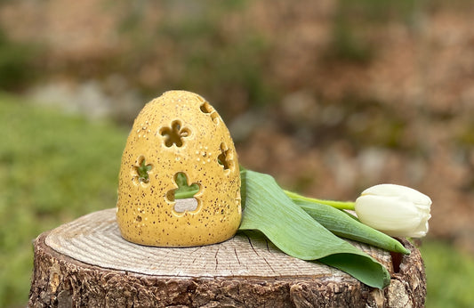 Yellow Easter Egg Luminary